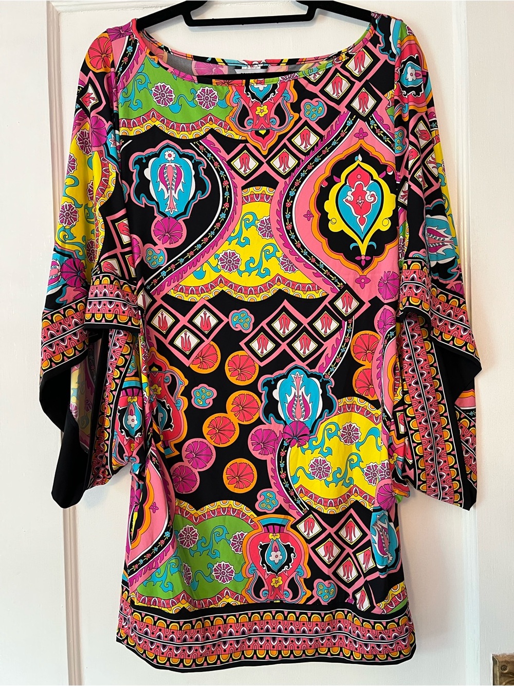 Trina Turk Colorful Dress / Cover Up Size M Resort Vacation - Picture 3 of 8